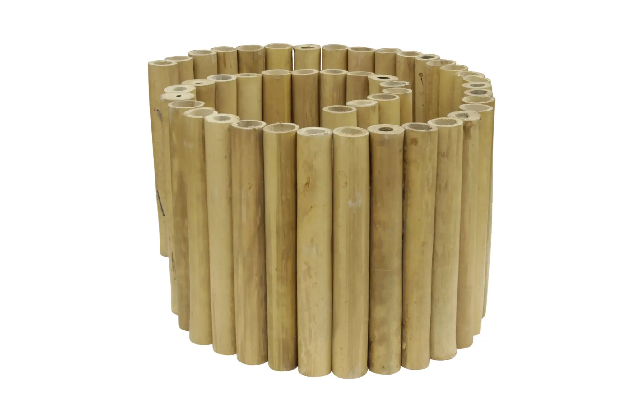 Artikelbild 1 des Artikels “Bambusverkleidung Apus (gelb-braun) mit flexiblem Edelstahl. “